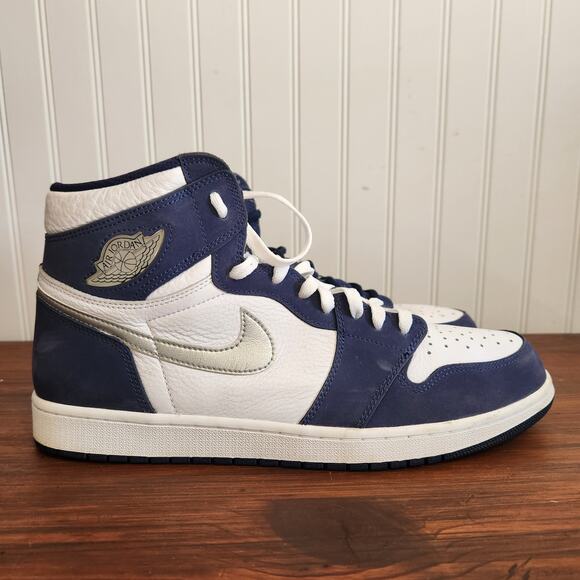 Jordan 1 Men's Size 14 Retro High CO.JP Midnight Navy 2020 DC1788-100 Rare‎ Nike - Picture 3 of 11